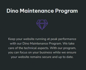 Dino Maintenance Program